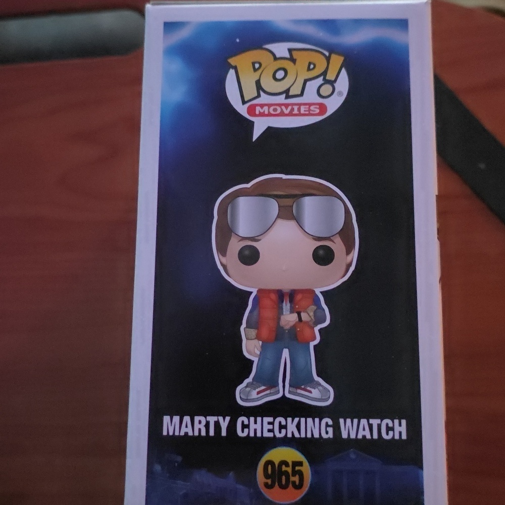 Funko Pop Marty with Red Jacket and Blue Jeans - Picture 2 of 6